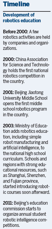 Robotics programs gaining ground