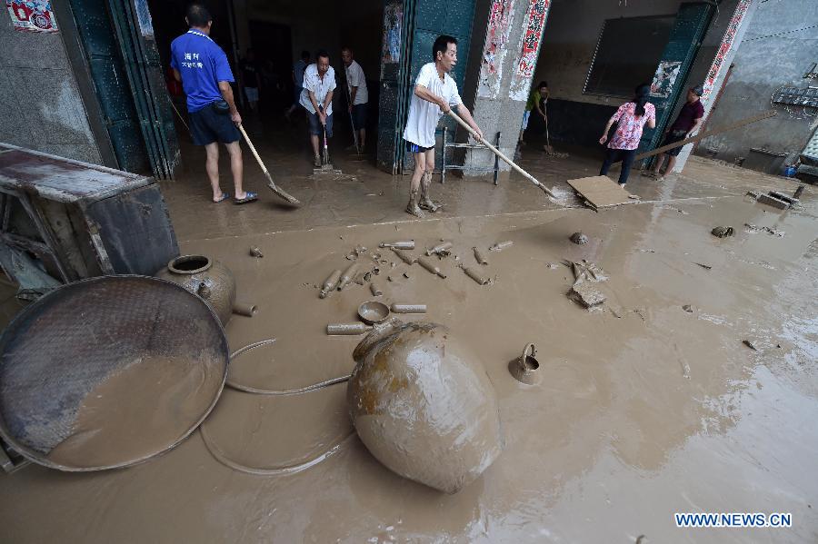 Six dead as rainstorms wreak havoc in China