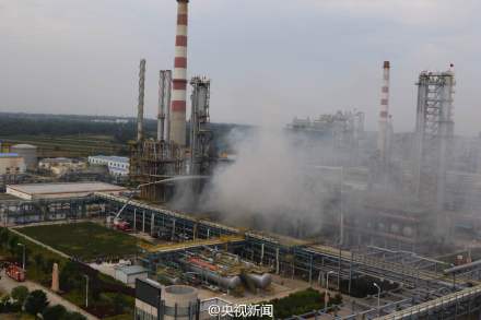 One dead, four hurt in Northwest China chemical plant fire