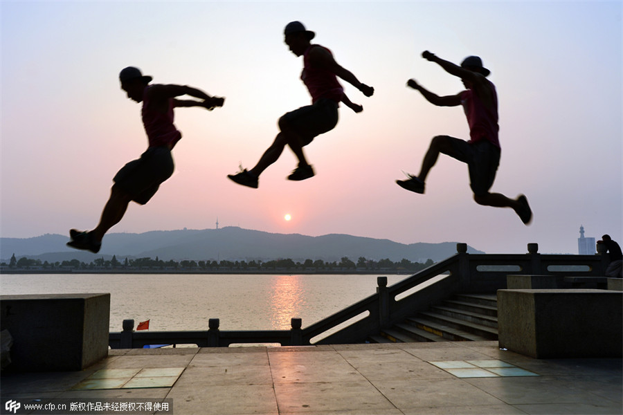 For Parkour fans, the city is the arena