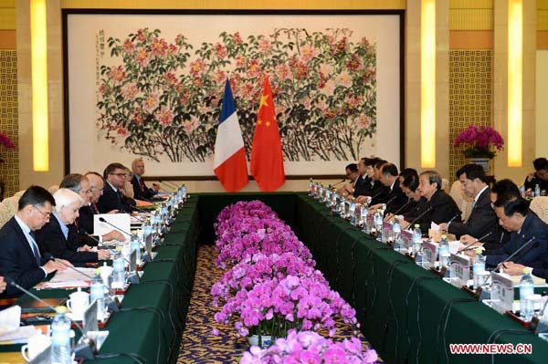 China, France hold high-level economic, financial dialogue