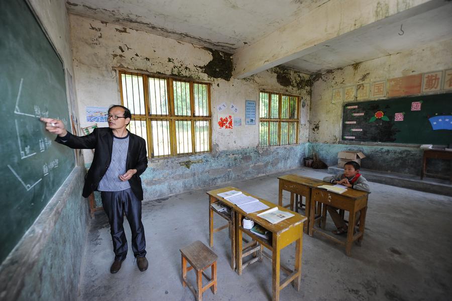 A school with only one teacher and one student