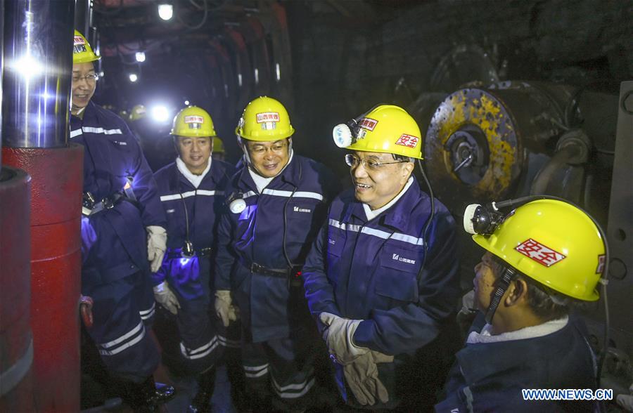 Li springs a surprise on coal mine visit