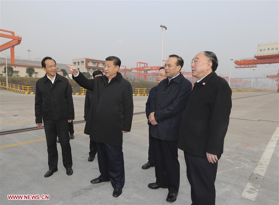 Chinese president makes inspection tour in Chongqing