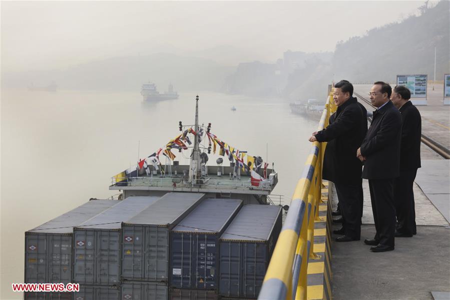 Chinese president makes inspection tour in Chongqing