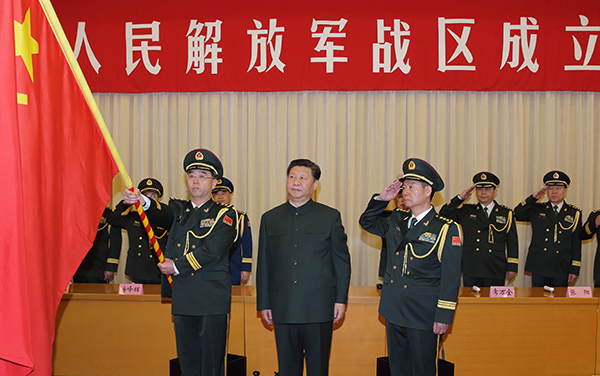China's military regrouped into five PLA theater commands