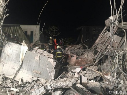 17 dead, hundreds injured after quake flattens buildings in Taiwan