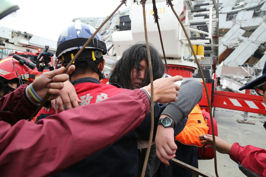 Rescue workers race against time to save the trapped