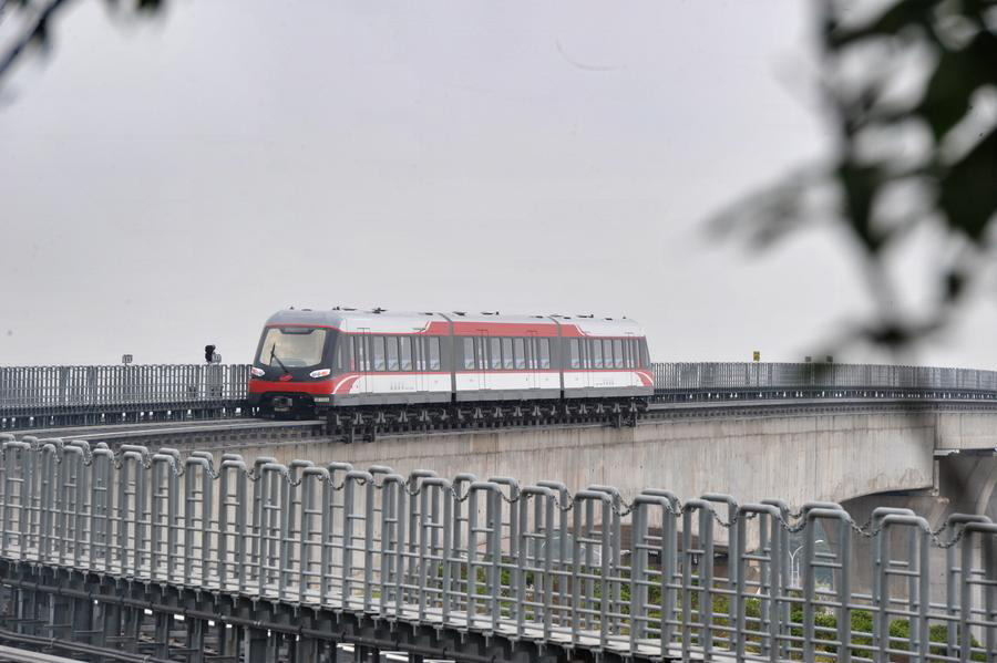 Trial operation of magnetic levitation line in Changsha to start
