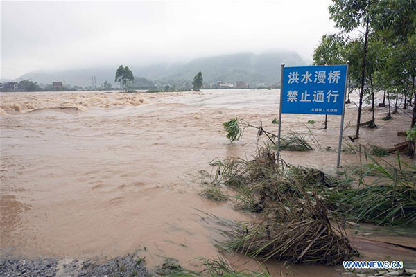 Heavy rain wreaks havoc in China