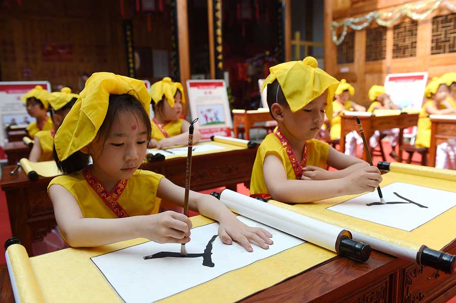 From cooking meal to catwalk, how students mark Children's Day