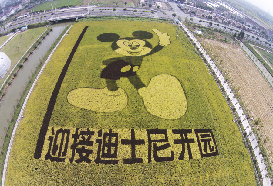 Now and then: How the Shanghai Disney Resort was built from nothing