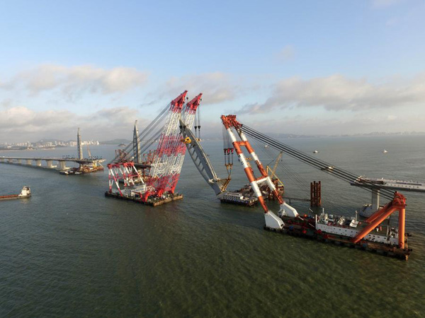 Hong Kong–Zhuhai–Macao Bridge inches toward completion