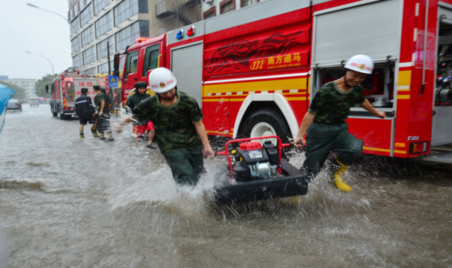 Flood causes overflow of 35 reservoirs in East China's Anhui