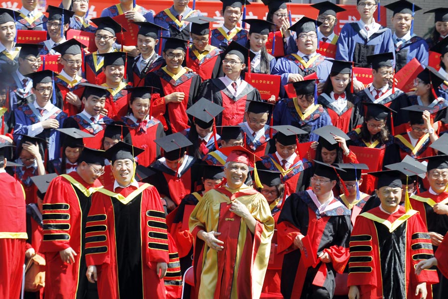 Commencement ceremony at University of Chinese Academy of Sciences