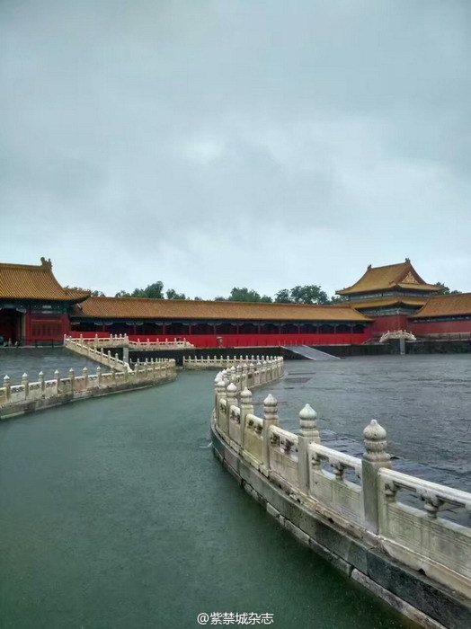 Forbidden City's ancient drainage prevents flooding despite ...