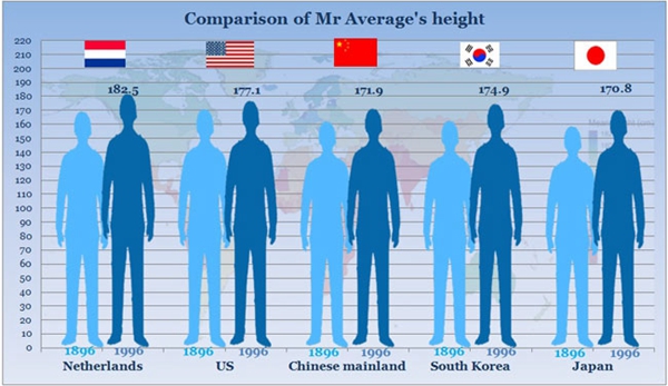 Average height uk womens Average human