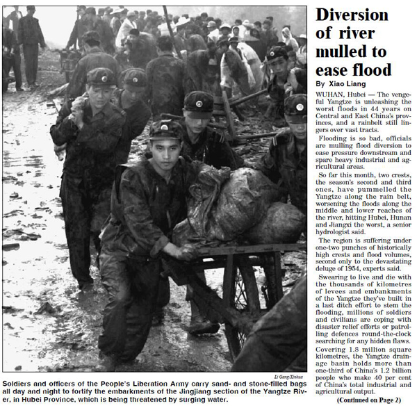 This Day, That Year: Fighting flood