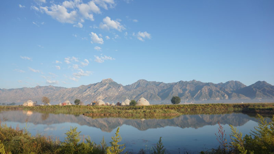 Autumn scenes brighten the landscape in Inner Mongolia