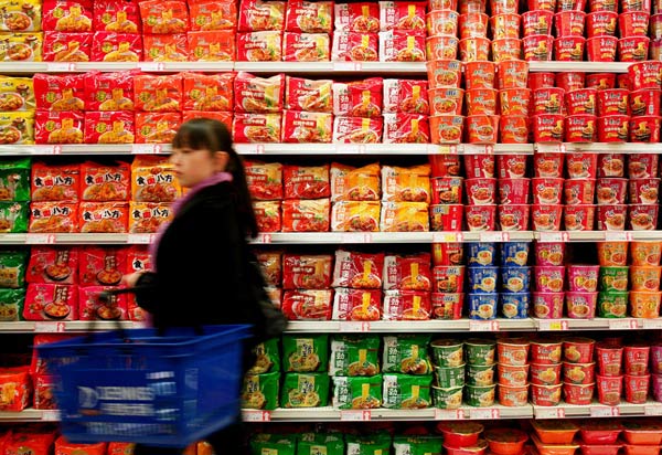 Instant noodles on must-have list of outbound Chinese tourists