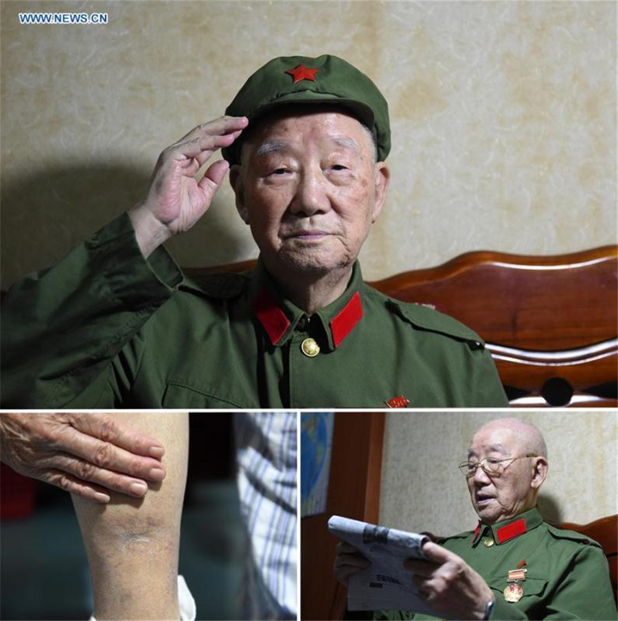 Veterans mark 80th anniv. of end of Red Army's Long March