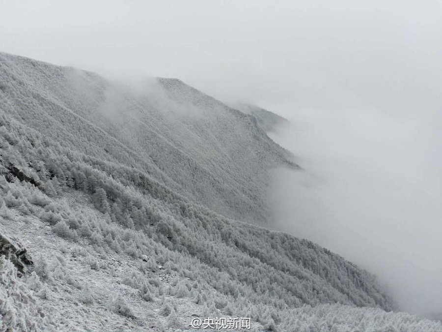 A sprinkling of snow