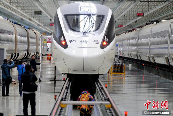 New high speed train sleeper cars introduced in Jilin