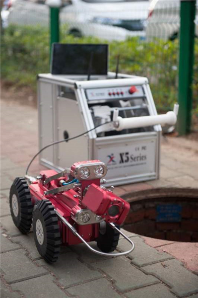 Sewer robots deployed in Wuhan