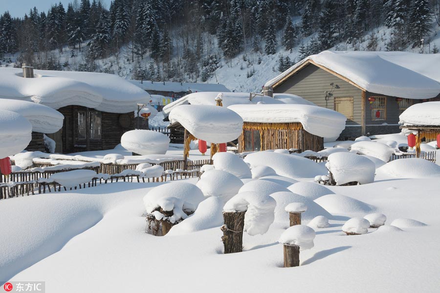 Snow village, a farm turns fairy tale world in Heilongjiang[1 ...