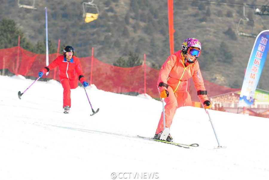 China holds first disabilities winter-sports festival
