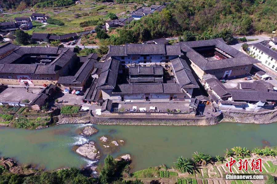 Magnificent view of Fujian Tulou in SE China