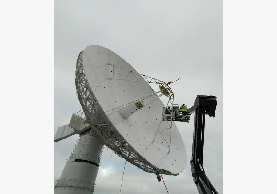 China's 1st ground satellite receiving station overseas starts trials