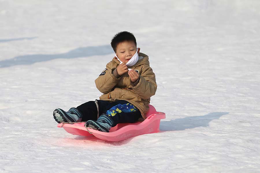 It's snow carnival time in Beijing