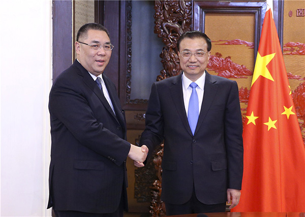 Premier Li urges Macao to boost exchanges with Portuguese-speaking countries