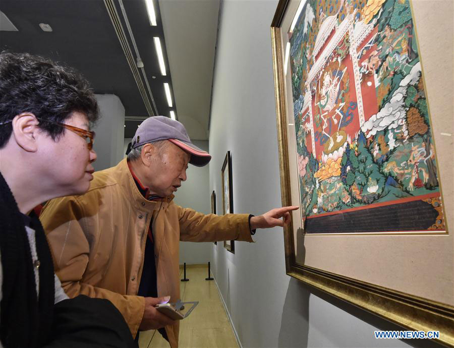 Exhibition of Tibetan Thangka painting held in Beijing