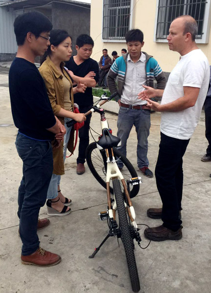 Building a bamboo bicycle business