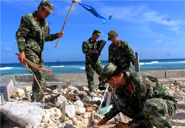 Island force keeps 'southern gate' safe