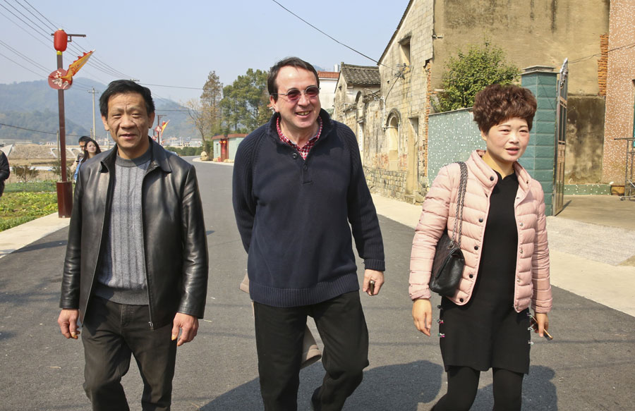 'Foreign son-in-law' assists local village in tourism