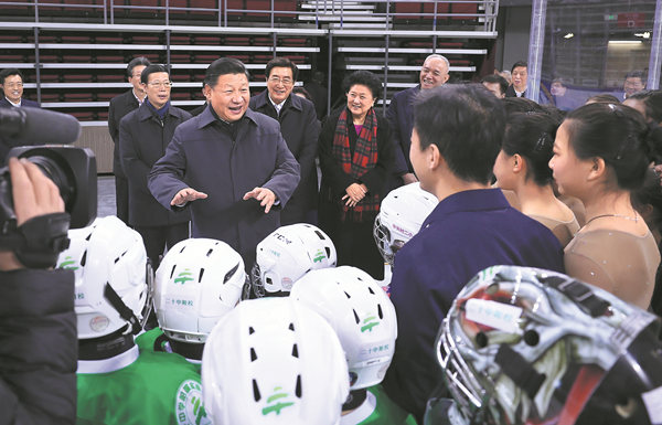 Aim high for Olympics, Xi urges athletes