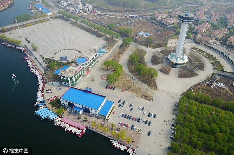 View from the top: Xiongan New Area