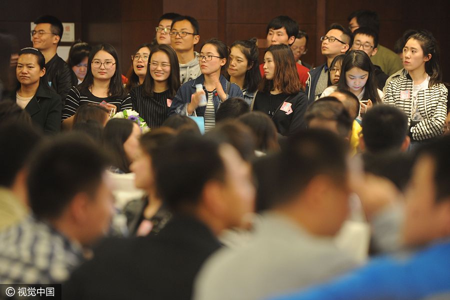 College students flock for match-making meeting in Beijing