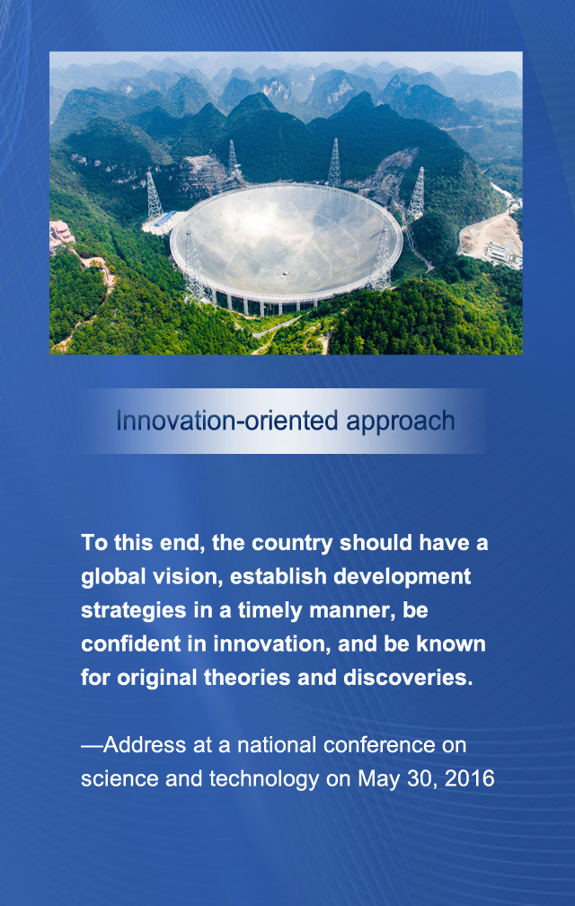 Xi's vision on sci-tech development