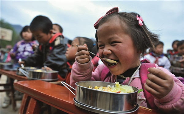 Providing food for thought in China's rural schools