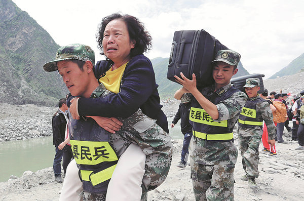 'I had never witnessed anything so scary', woman says of landslide