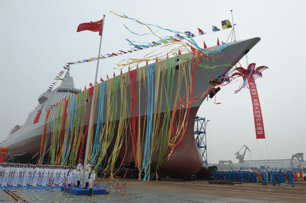 China launches new destroyer