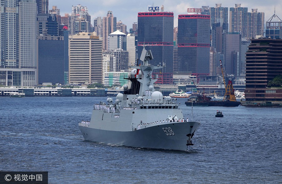 Hong Kong bids farewell to aircraft carrier<EM> Liaoning</EM>