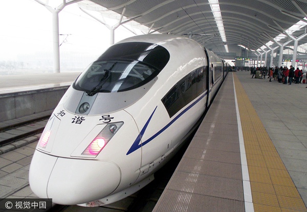 High-speed train to reach Shanghai from Beijing in 4 hours