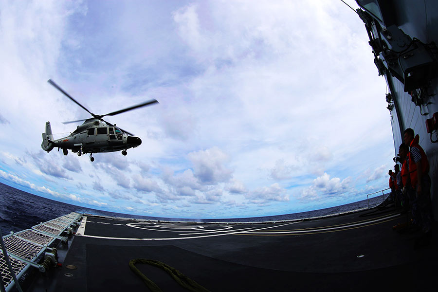 Zooming in on PLA's first carrier-based helicopter force