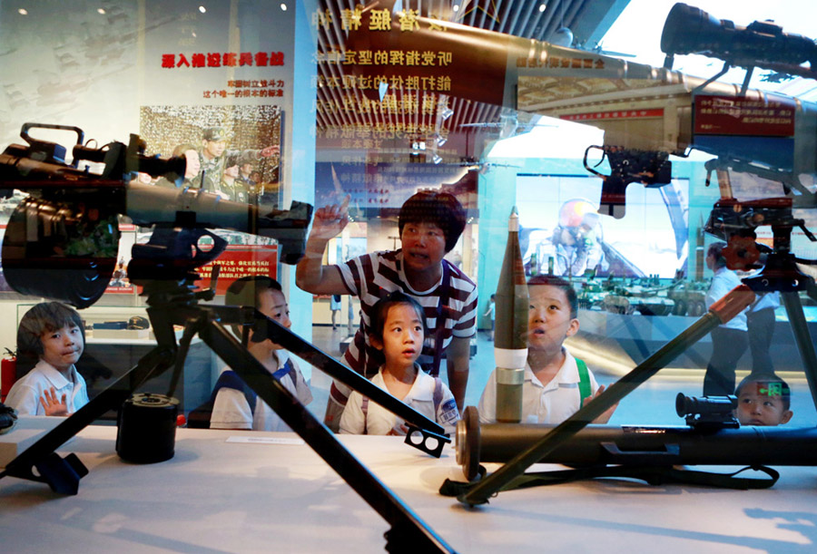 Military prowess, history on display at exhibition in Beijing