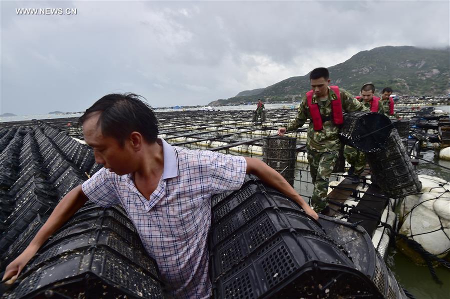 Typhoon Nesat makes landfall in east China